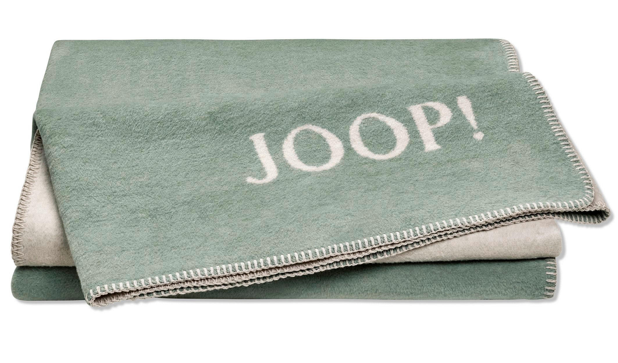 DECKE Uni Doubleface 150/200 cm  - Jadegrün/Silberfarben, Design, Textil (150/200cm) - Joop!