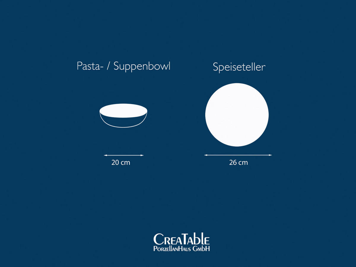JÍDELNÍ SOUPRAVA, porcelán - bílá/černá, Basics, keramika - Creatable