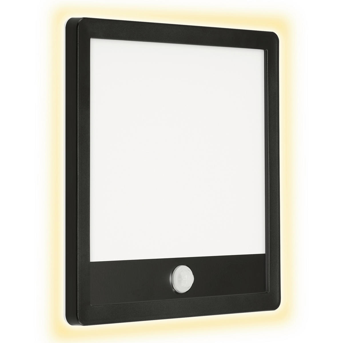 ZIDNA SVJETILJKA VANJSKA  - crna, Basics, plastika (25/25/4,5cm)