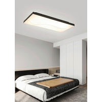 LED-DECKENLEUCHTE    60/30/10,5 cm  - Schwarz, Design, Kunststoff/Metall (60/30/10,5cm) - Novel