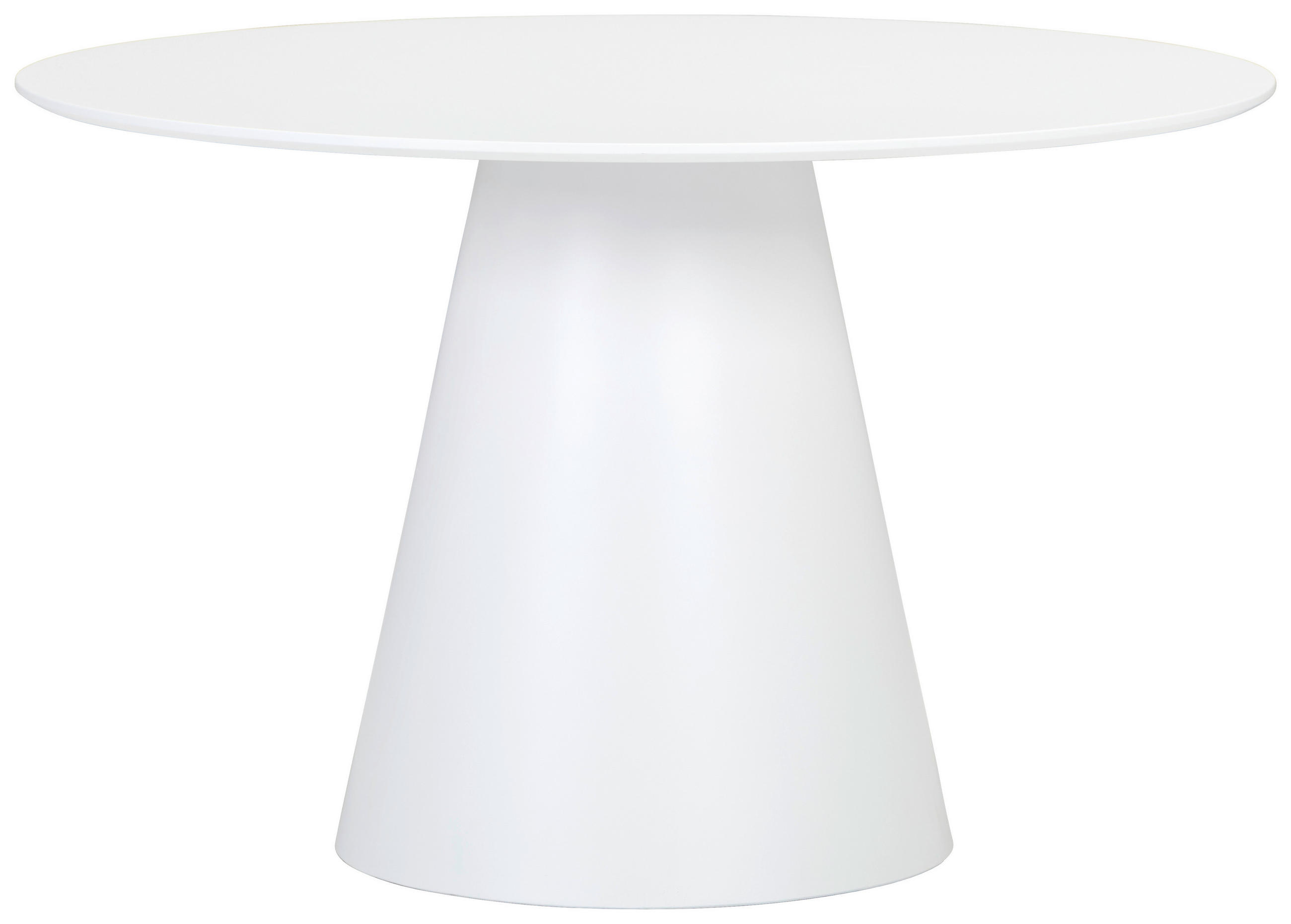 STOL ZA BLAGOVAONICU  bijela  drvni materijal      - bijela, Moderno, drvni materijal (120/120/76cm) - MID.YOU