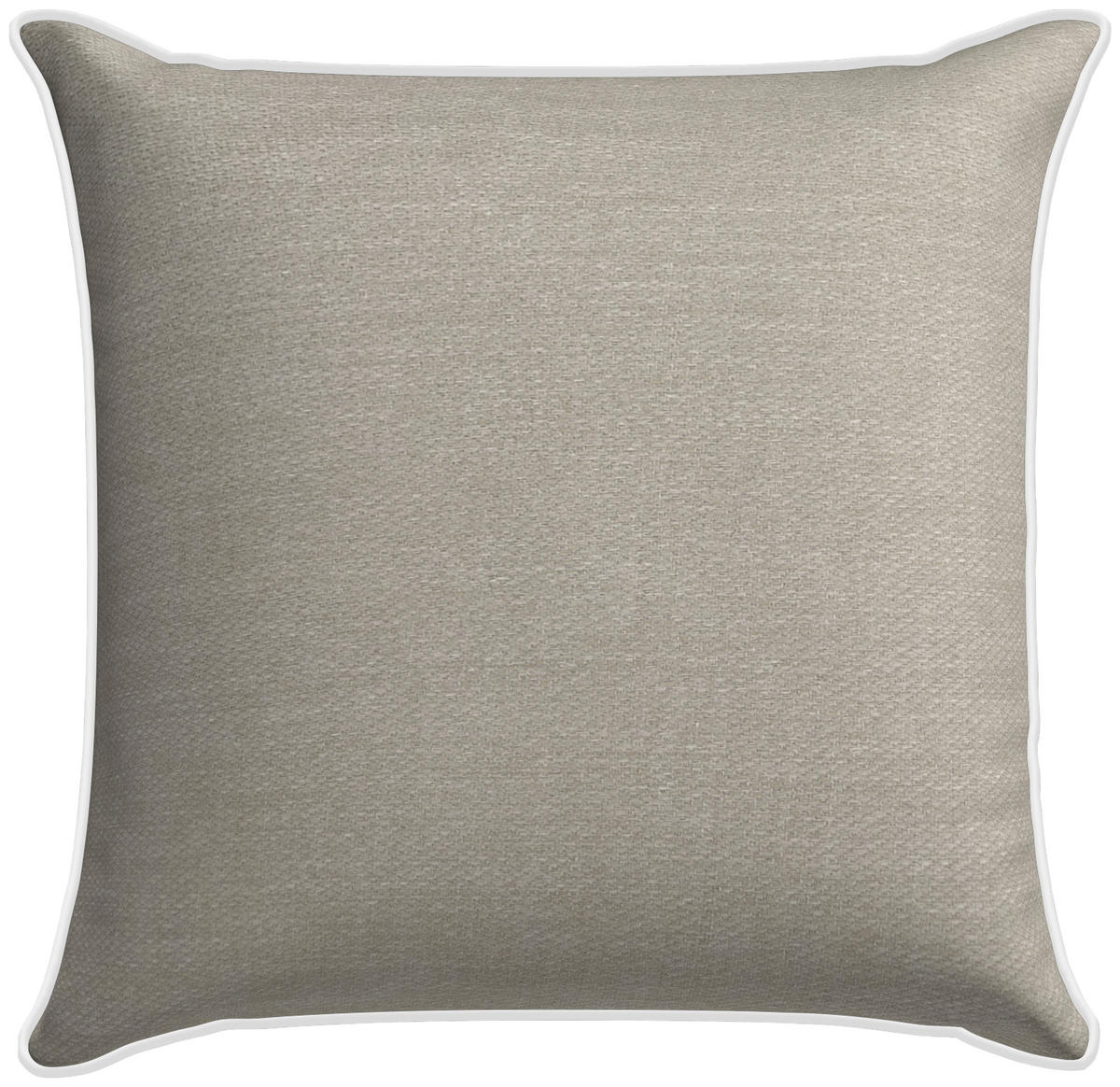 OUTDOORPOUF in  Uni  - Hellgrau, Basics, Textil (45/45cm)
