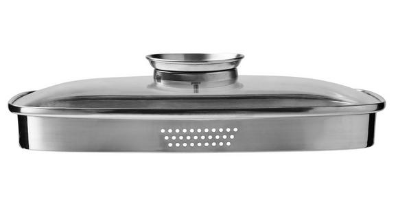 BRÄTER 6 L  - Klar/Edelstahlfarben, Basics, Glas/Metall (33/21,5/11cm) - Homeware Profession.