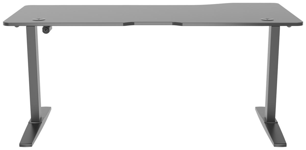 SCHREIBTISCH  in Schwarz  - Schwarz, MODERN, Holzwerkstoff/Kunststoff (160/71/116/75cm) - MID.YOU