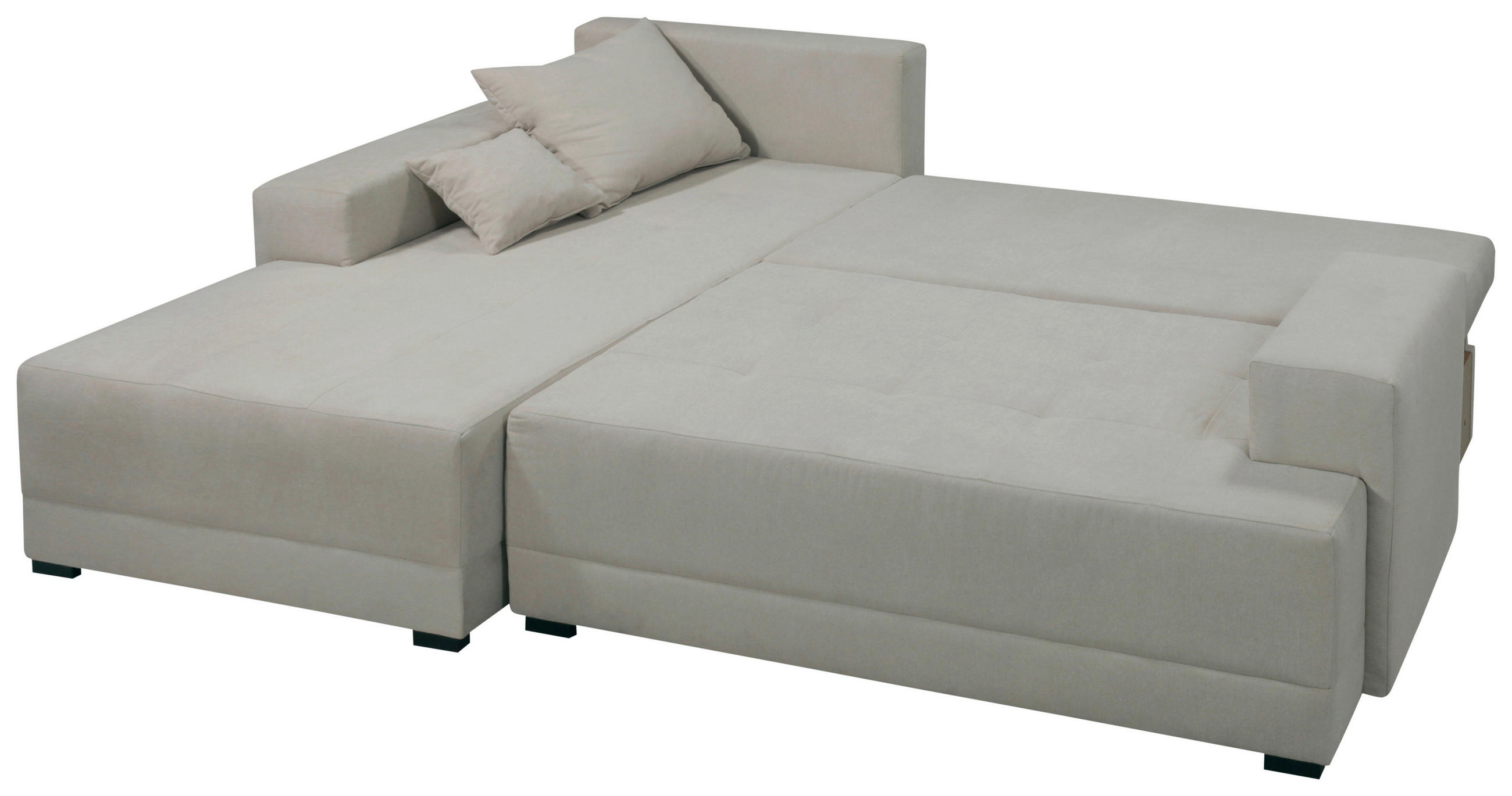 SEDEŽNA GARNITURA, siva  - črna/siva, Moderno, umetna masa/tekstil (271/85/173cm) - Ti'me