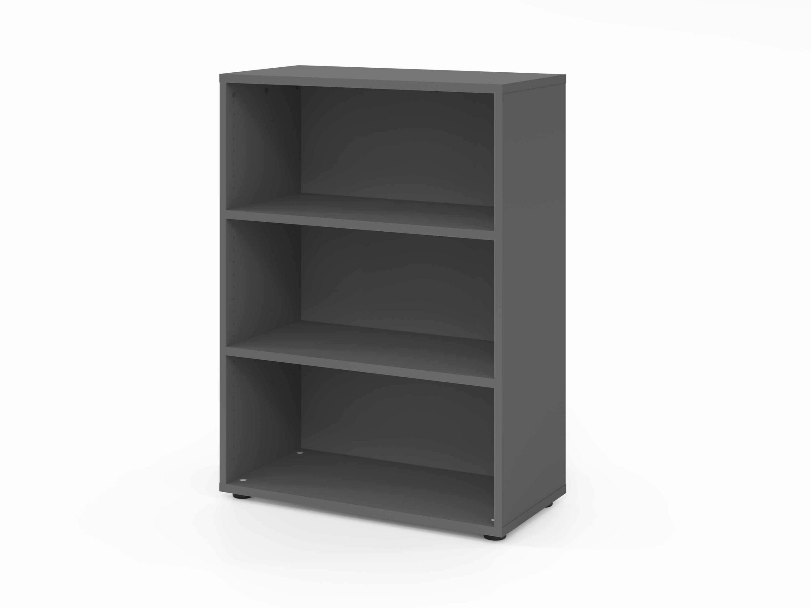 AKTENREGAL Graphitfarben  - Graphitfarben, Basics, Holzwerkstoff (80/110/40cm) - Venda