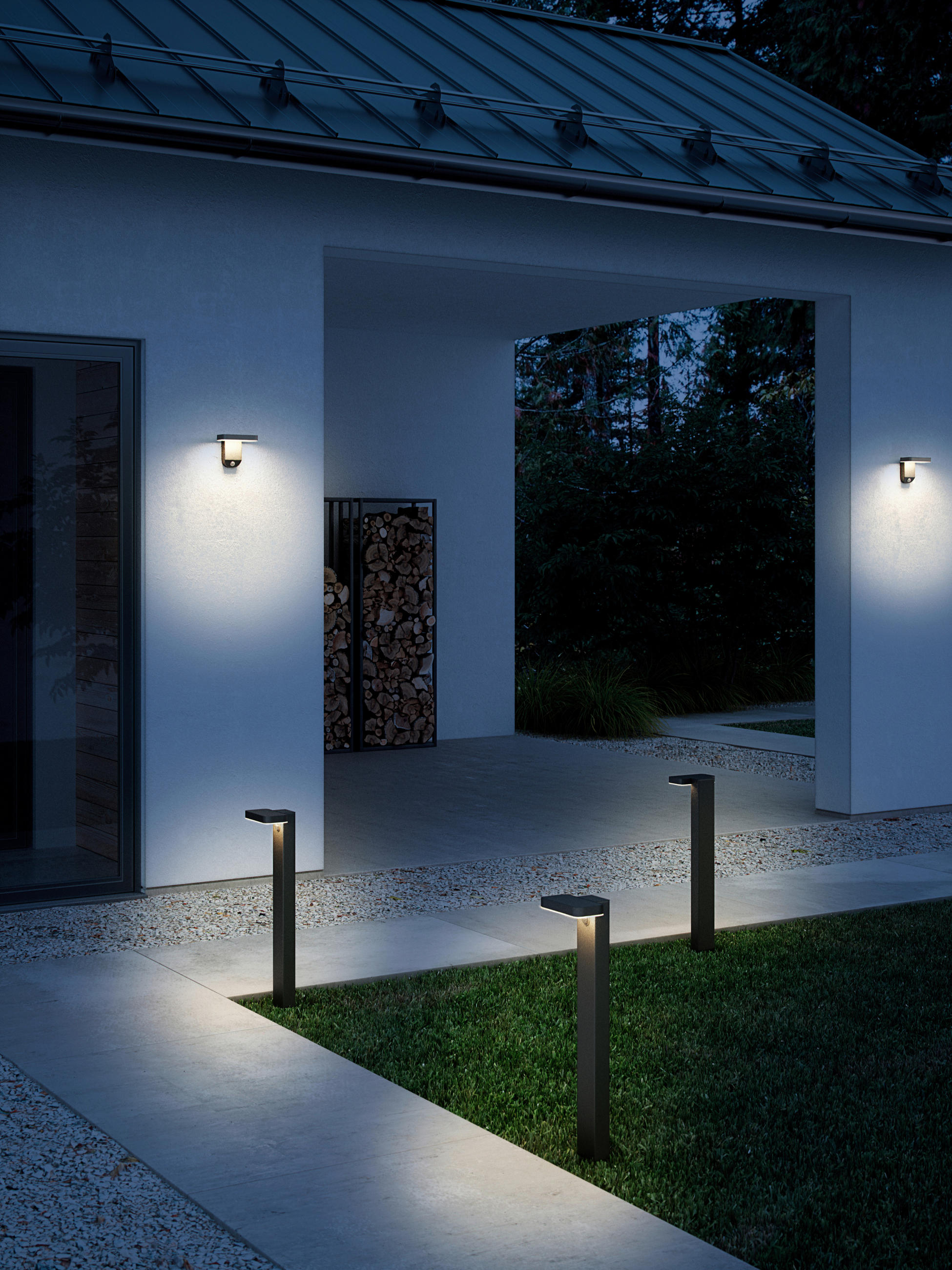 SOLARLEUCHTE Rica 15/60 cm   - Schwarz, Basics, Kunststoff (15/60cm) - Nordlux