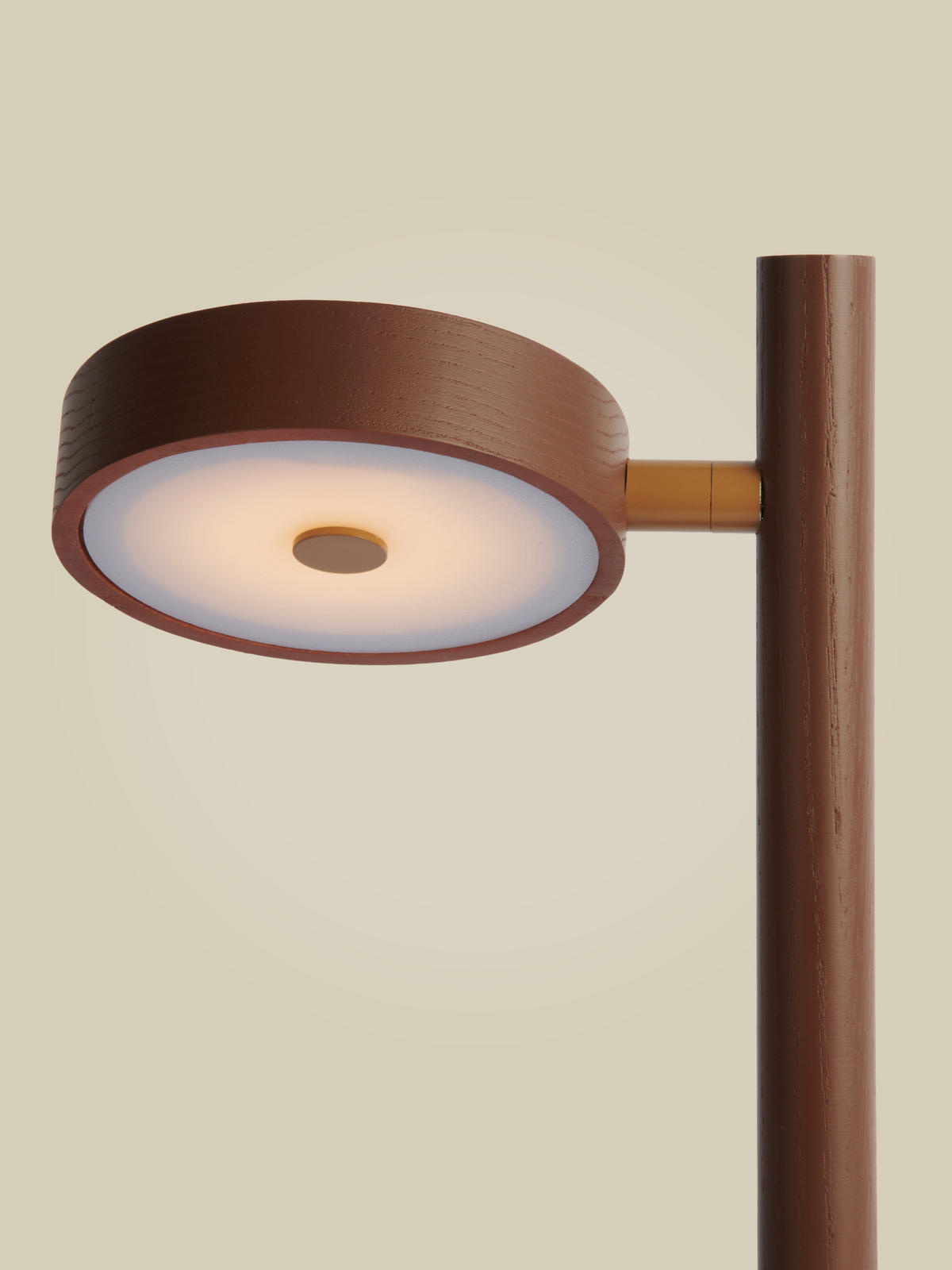 TISCHLEUCHTE Good & Mojo 21/21/35 cm  - Braun/Weiß, Trend, Holz (21/21/35cm) - Good & Mojo