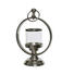 WINDLICHT - Edelstahlfarben/Transparent, Holz/Metall (15/20cm) WINDLICHT - Edelstahlfarben/Transparent, Holz/Metall (15/20cm)