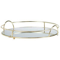 DEKOTABLETT 29/6 cm    - Goldfarben, LIFESTYLE, Metall (29/6cm)