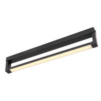 APLICĂ DE PERETE PENTRU BAIE - opal/negru, Design, plastic/metal (3/44,2/9cm)