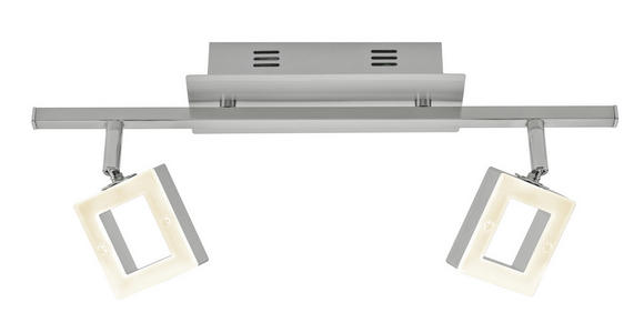 LED-STRAHLER 44,5/8/19 cm   - Alufarben/Nickelfarben, Basics, Kunststoff/Metall (44,5/8/19cm) - Novel