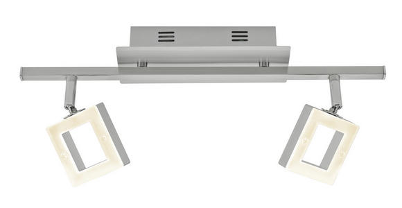 LED-STRAHLER - Alufarben/Nickelfarben, Basics, Kunststoff/Metall (44,5cm) - Novel