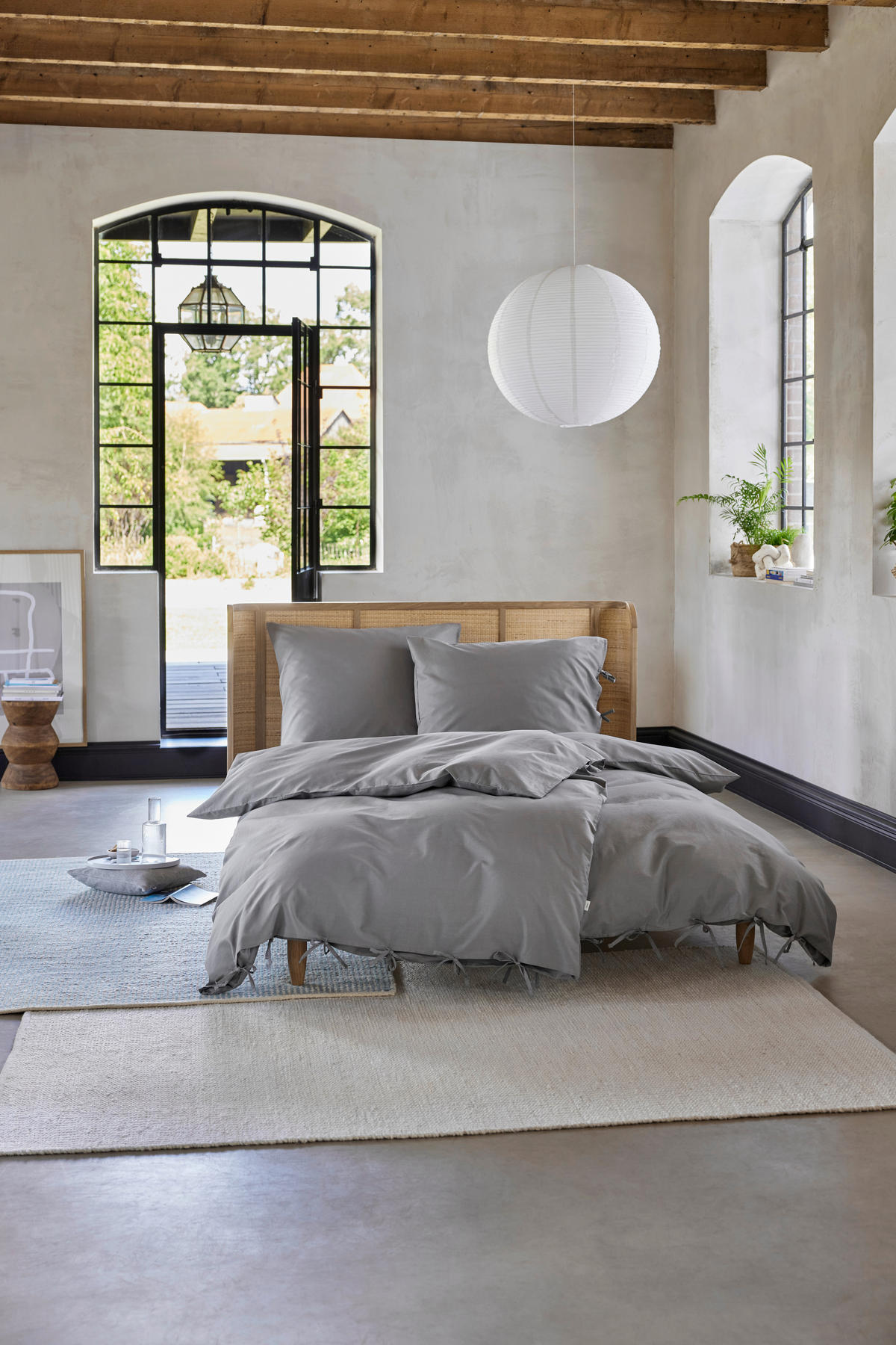 BETTWÄSCHE E-Join Renforcé 155/220 cm  - Grau, Basics, Textil (155/220cm) - Esprit