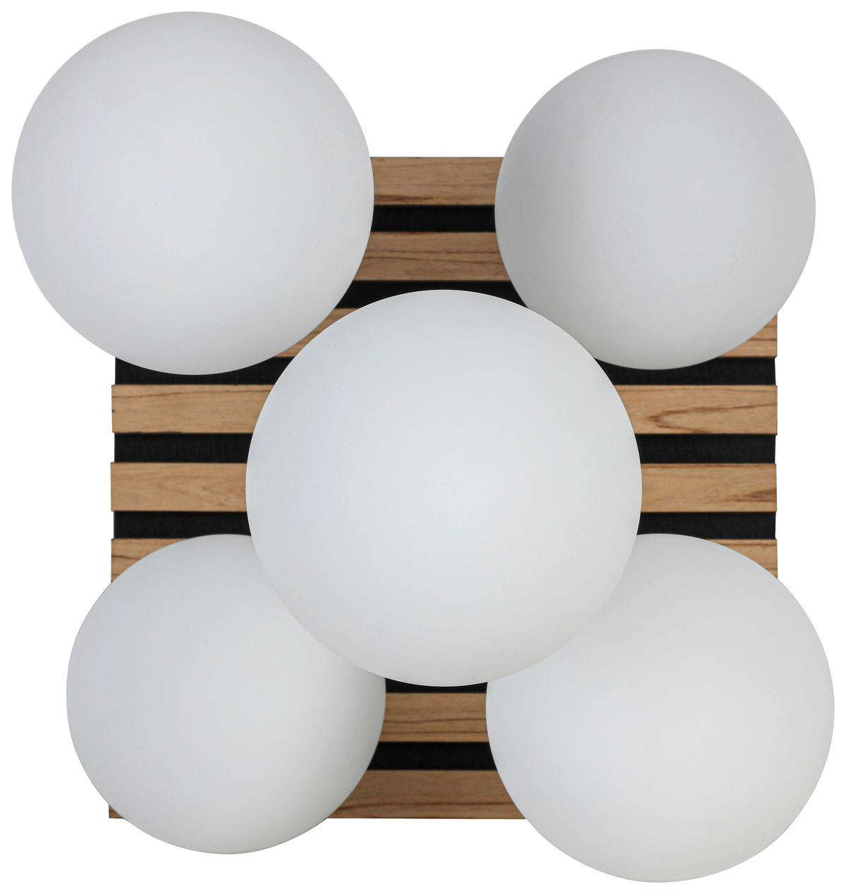 HÄNGELEUCHTE 38/39/59 cm   - Eichefarben/Schwarz, Trend, Glas/Holzwerkstoff (38/39/59cm) - Collet's Monde