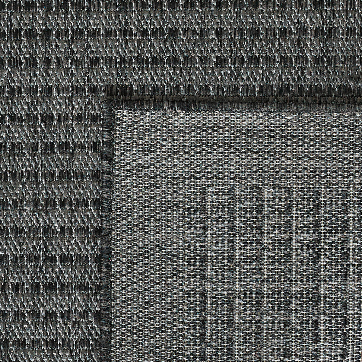 OUTDOORTEPPICH 240/340 cm GIZA Schwarz  - Schwarz, Basics, Textil (240/340cm) - Novel