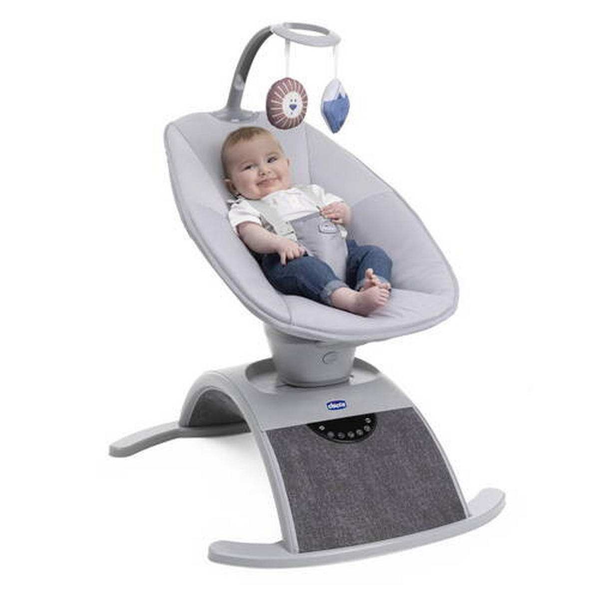 SCHAUKELWIPPE - Grau, Basics, Textil (61/75/69cm) - Chicco