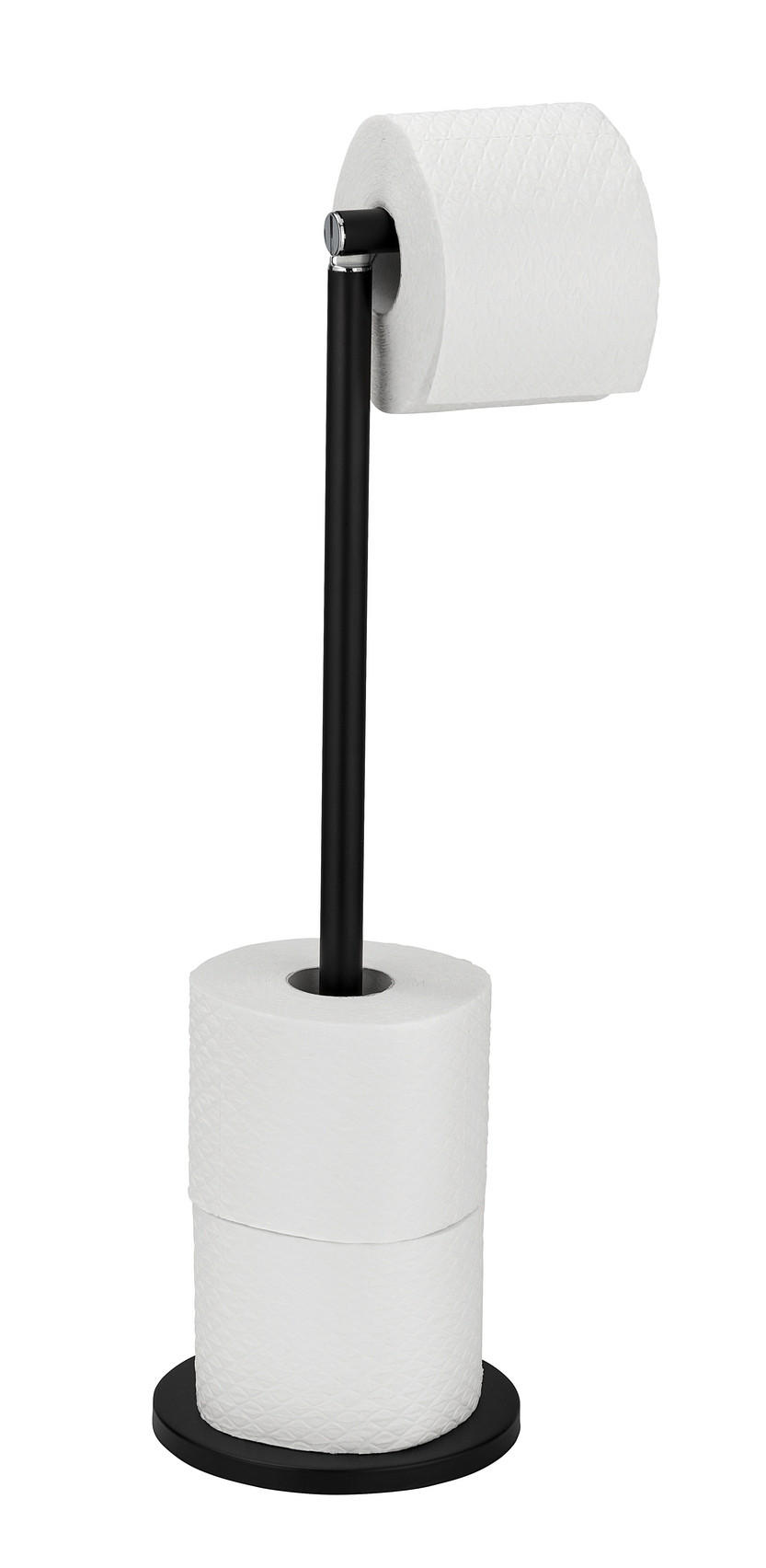 TOILETTENPAPIERHALTER - Schwarz, KONVENTIONELL, Metall (21/55/17cm) - Wenko