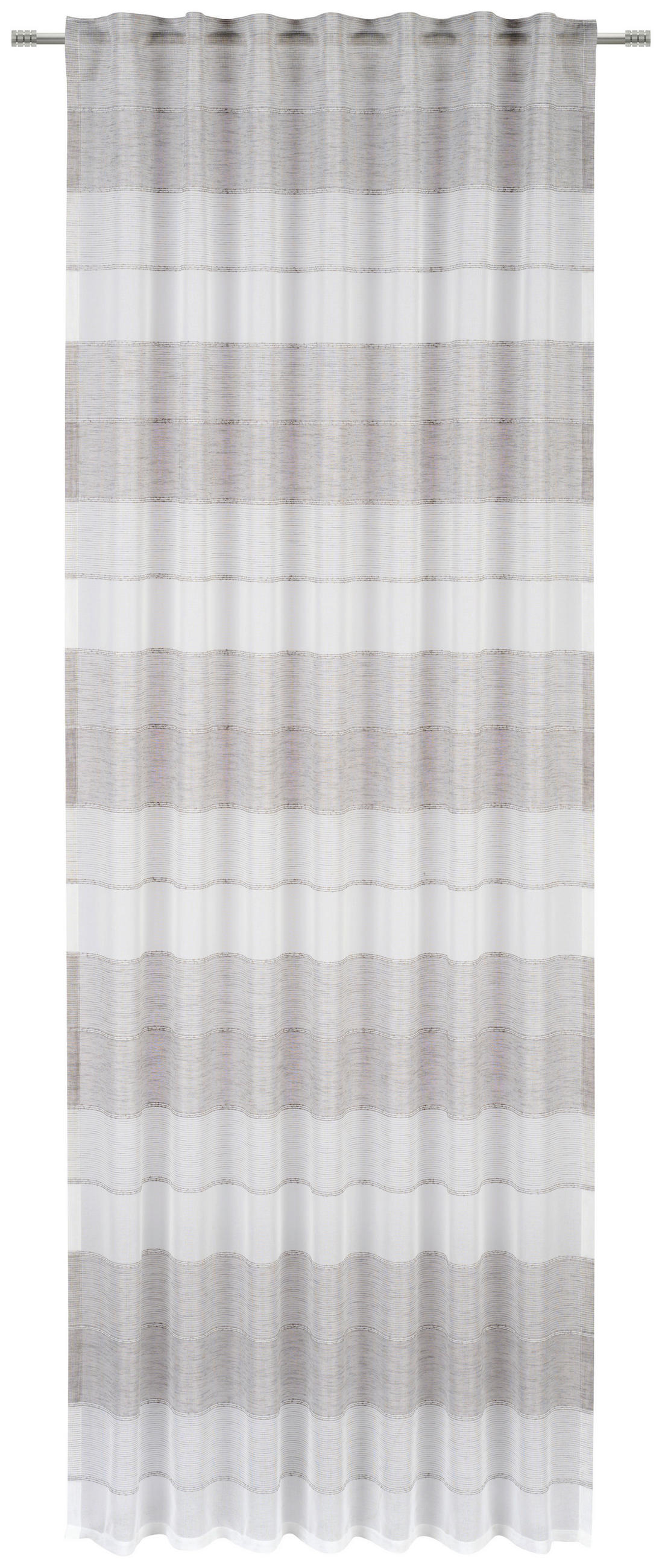 FERTIGVORHANG  halbtransparent   140/245 cm  - Grau, Basics, Textil (140/245cm) - Esposa
