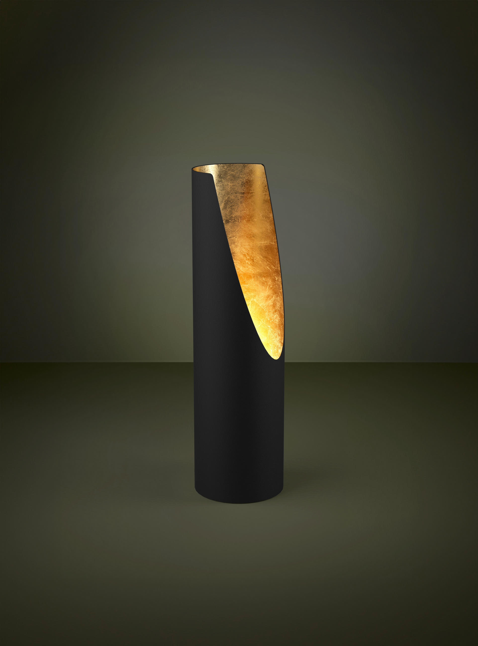 BORDSLAMPA Prebone 11/49 cm   - svart/guldfärgad, Design, metall (11/49cm) - Eglo