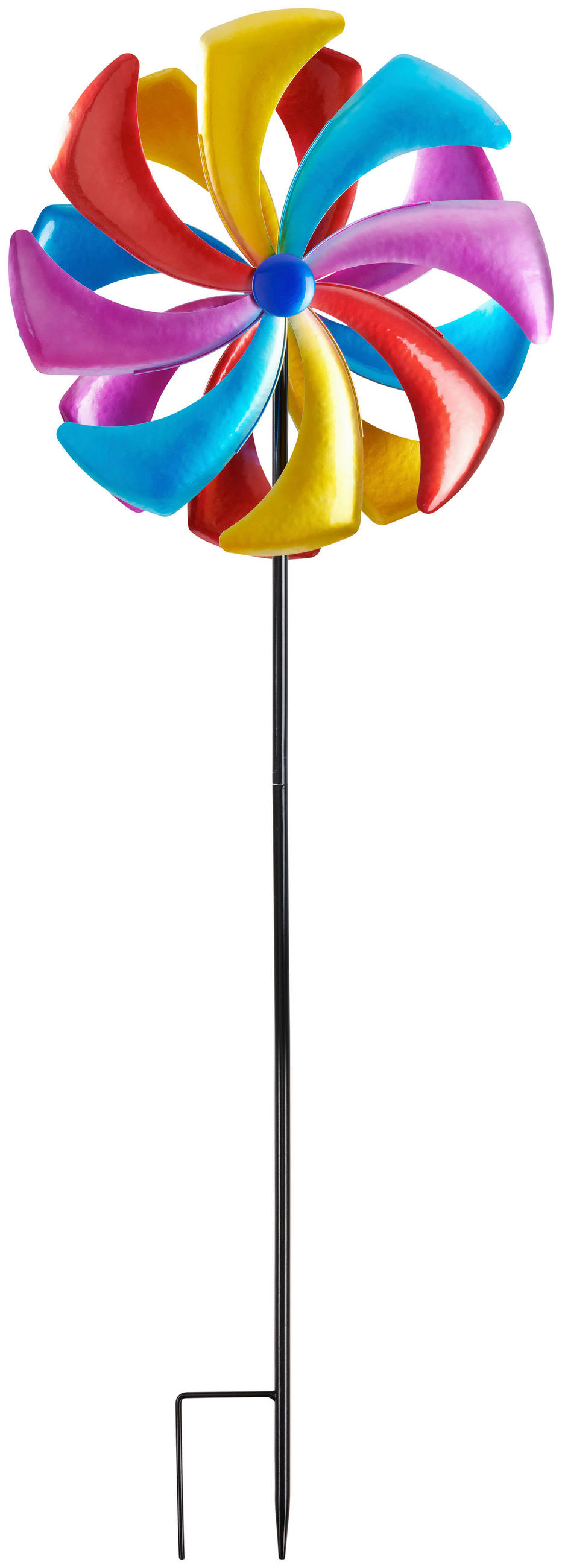 Morișcă De Vânt - roz aprins/albastru, Lifestyle, metal (30/123cm)