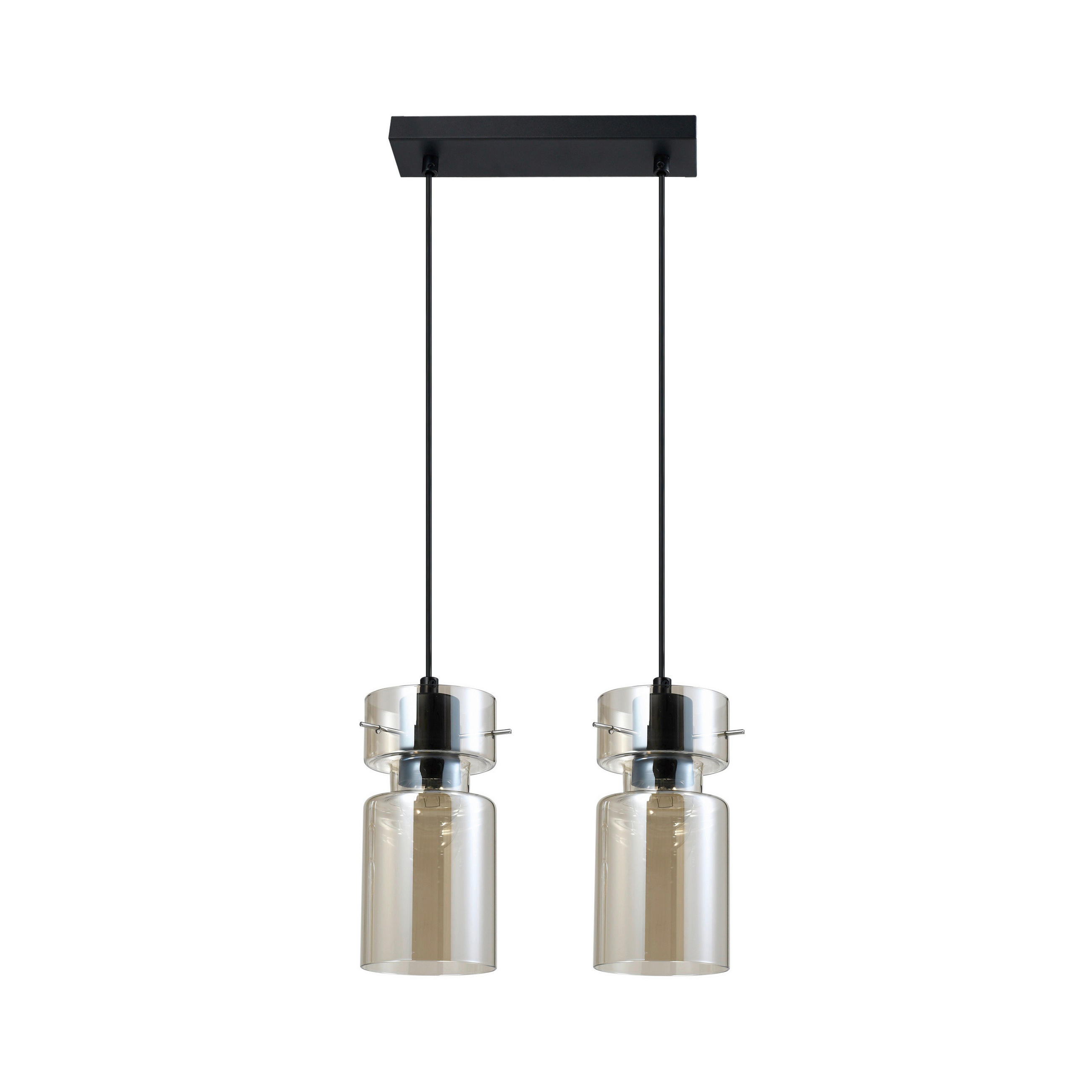 ZÁVESNÉ SVIETIDLO,  122.5/35/10 cm - svetlosivá, Design, sklo (122.5/35/10cm)