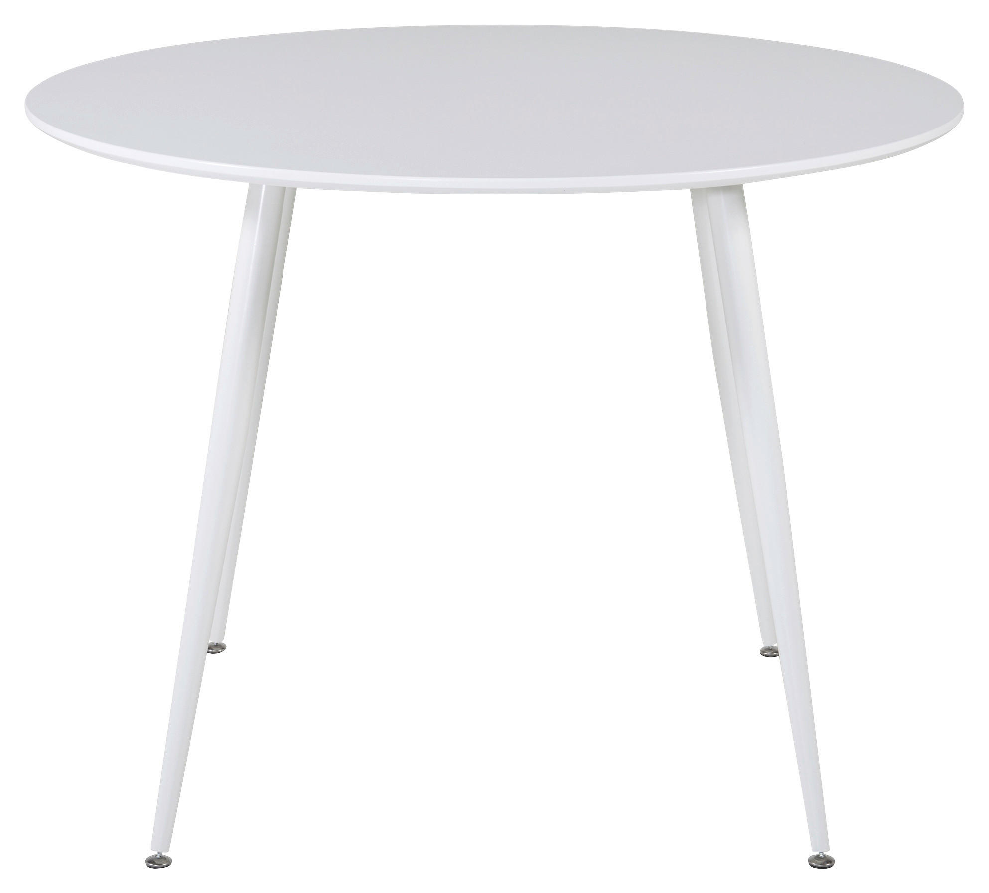 MATBORD i metall, trämaterial 100/100/75 cm   - vit, Design, metall/trämaterial (100/100/75cm) - Livetastic