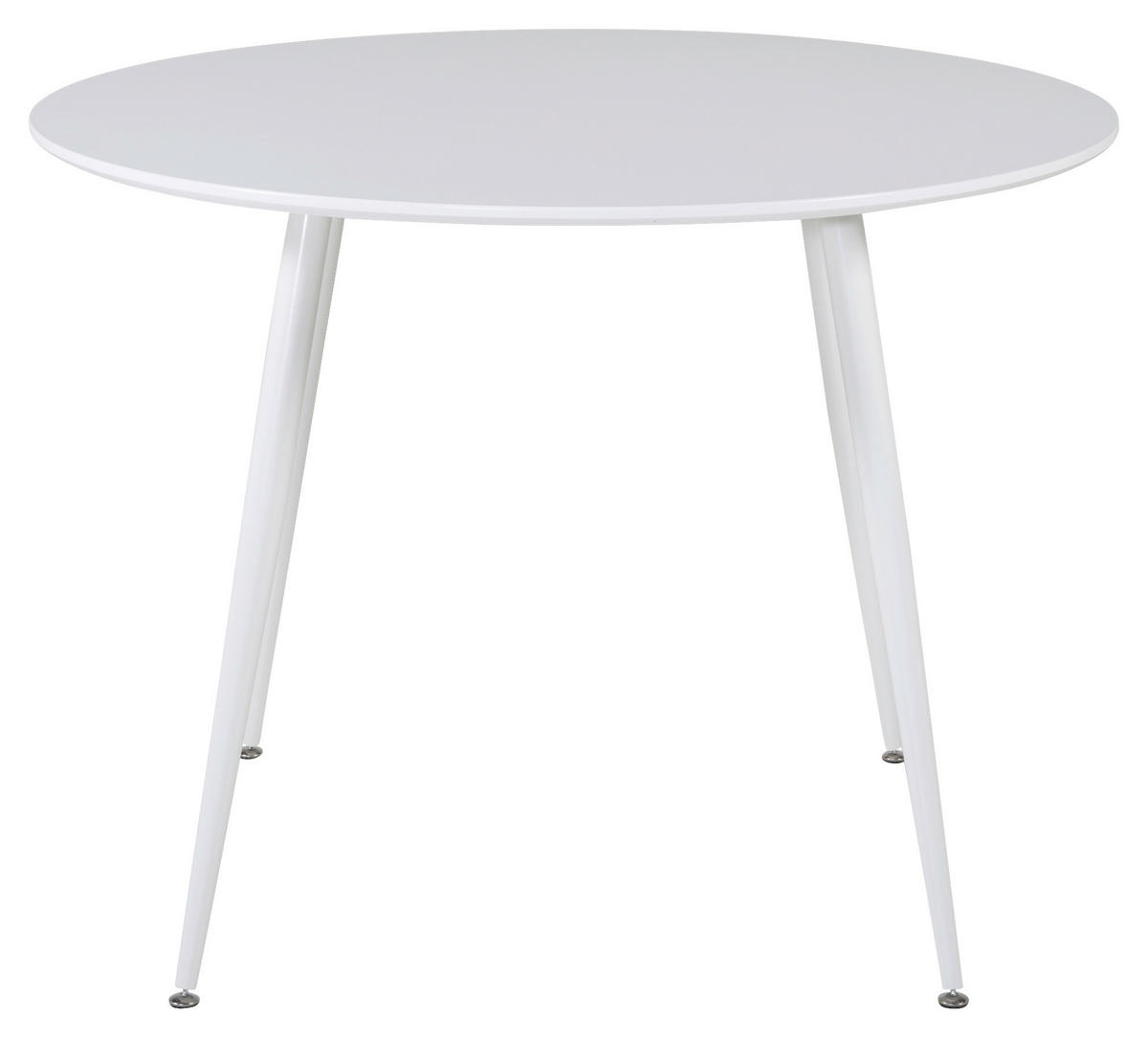 MATBORD i metall, trämaterial 100/100/75 cm   - vit, Design, metall/trämaterial (100/100/75cm) - Livetastic