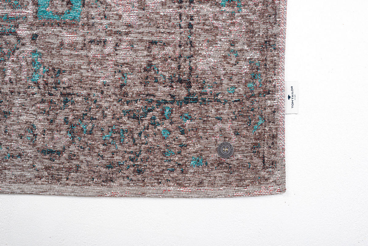 FLACHWEBETEPPICH 115/180 cm Grau  - Grau, Design, Textil (115/180cm) - Tom Tailor
