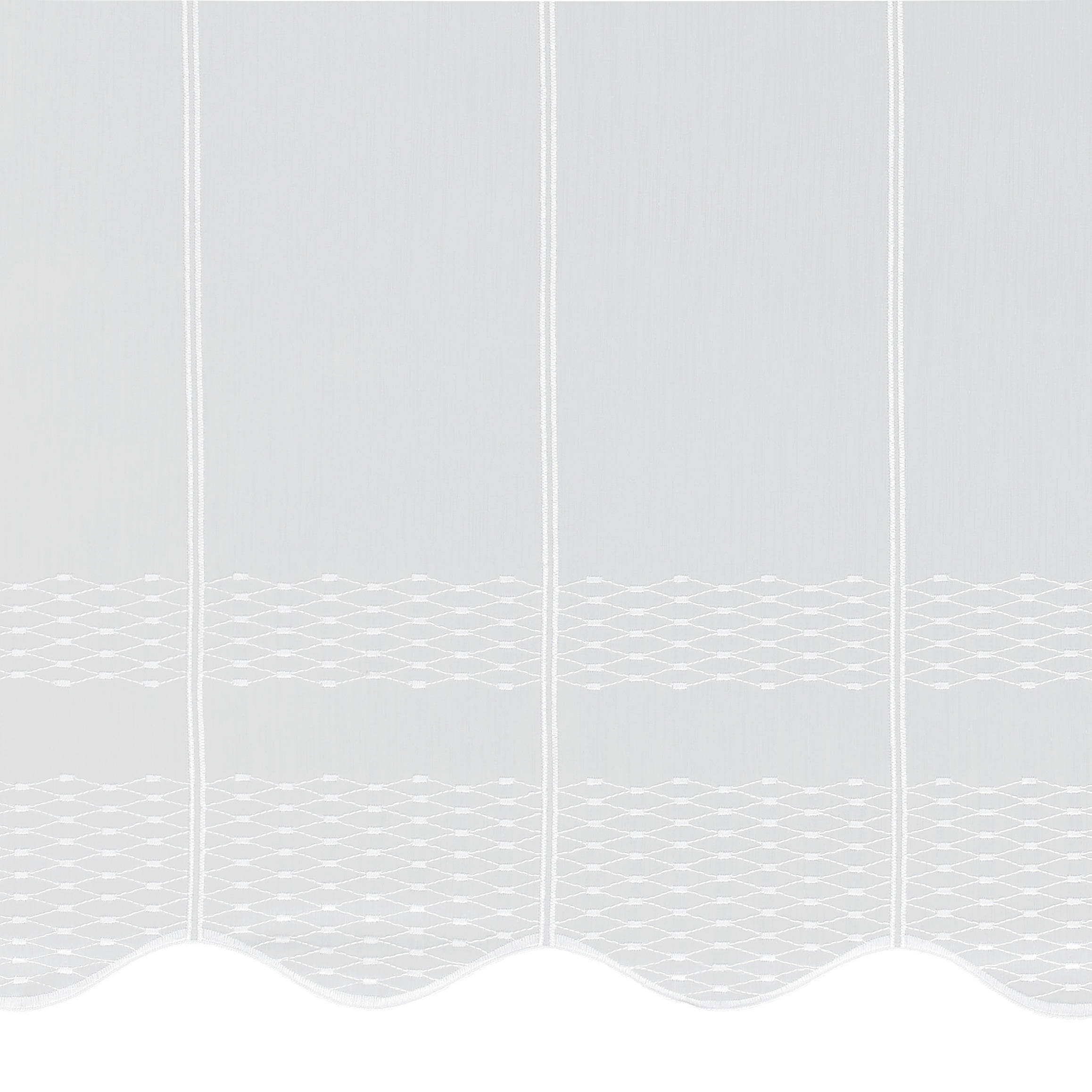KRÁTKA ZÁCLONA, 60 cm - biela, Konventionell, textil (60cm) - Esposa
