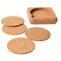 UNTERSETZERSET 7-teilig  - Naturfarben, Basics, Holz (11/11/2,5cm) - Homeware Profession.