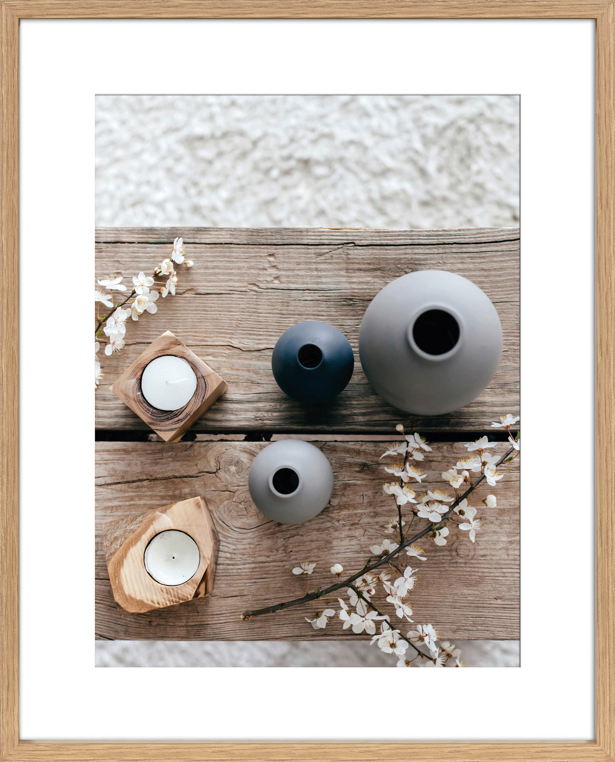 BILDERRAHMEN - Eichefarben, Basics, Glas/Holzwerkstoff (40/50cm)