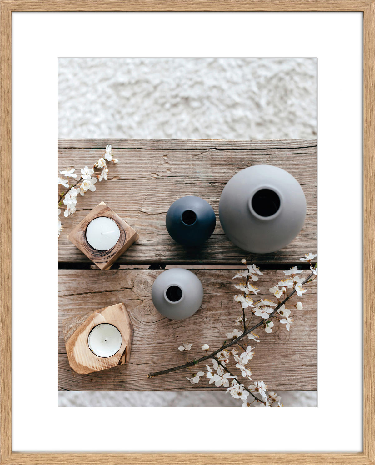 BILDERRAHMEN - Eichefarben, Basics, Glas/Holzwerkstoff (40/50cm)