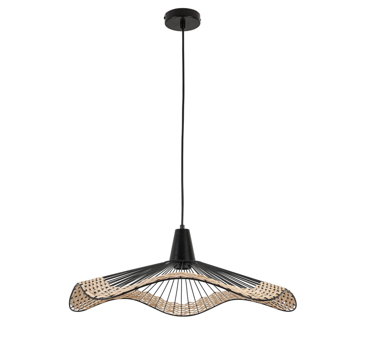 LUSTER    60/60/120 cm    - prirodna boja/crna, Osnovno, drvo/metal (60/60/120cm) - Marama