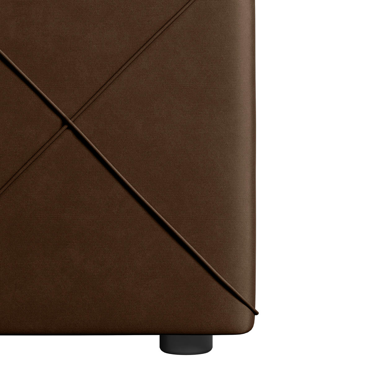 POSTELJA BOXSPRING 180 cm   x 200 cm  , les, kovina, tekstil rjava  - črna/rjava, Moderno, kovina/tekstil (180/200cm) - MID.YOU