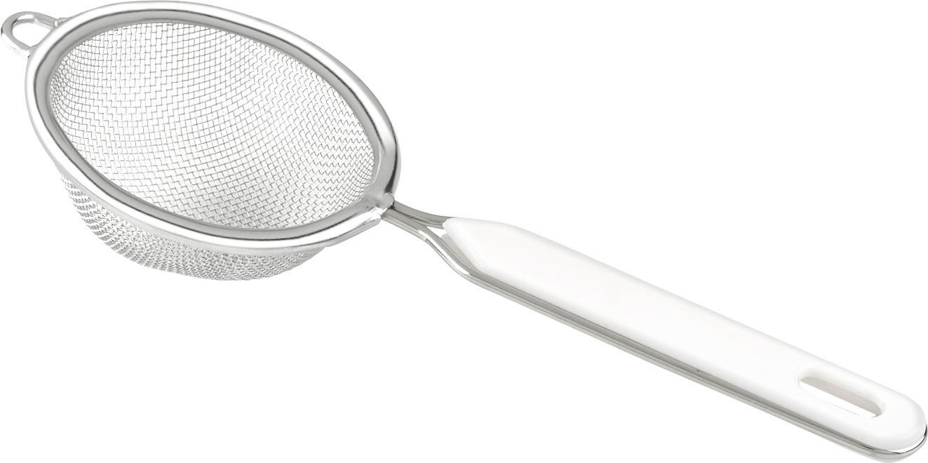 KÜCHENSIEB 10 cm  - Weiß, Basics, Metall (10cm) - Fackelmann