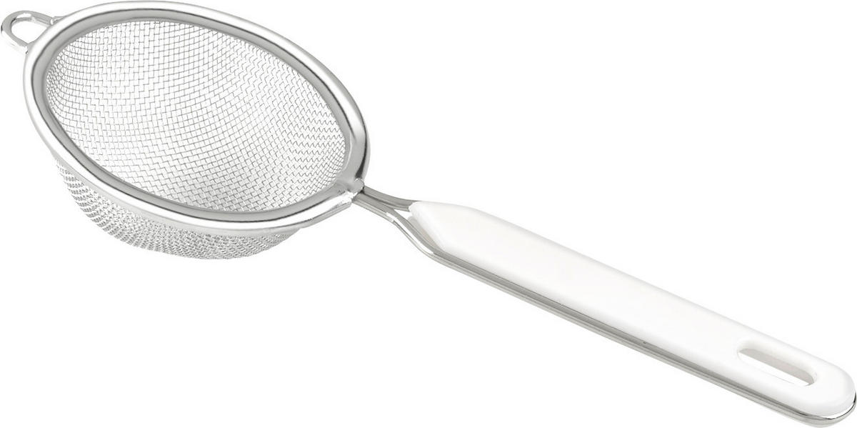 KUCHYŇSKÉ SÍTO - bílá, Basics, kov (10cm) - Fackelmann