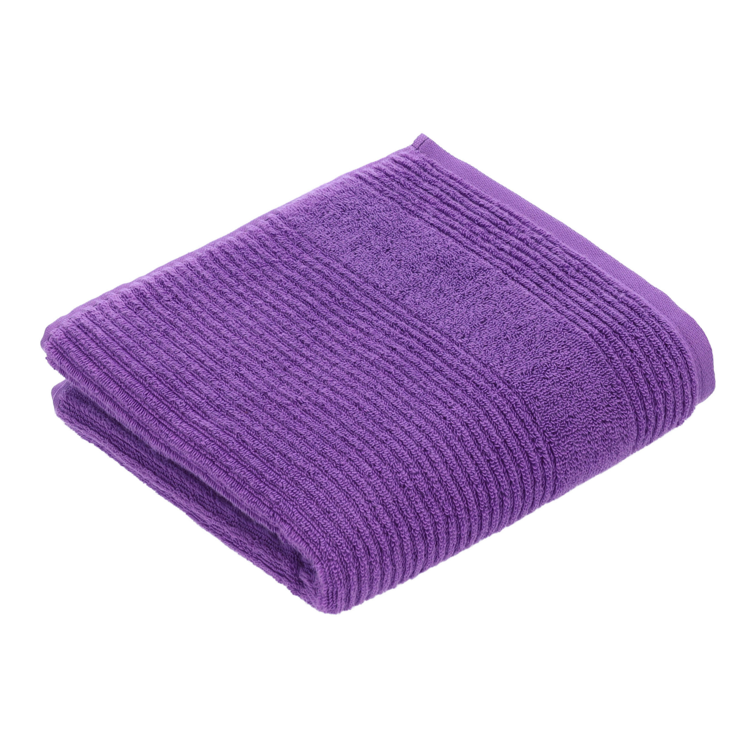 HANDTUCH TOMORROW Violett  - Violett, Basics, Textil (50/100cm) - Vossen