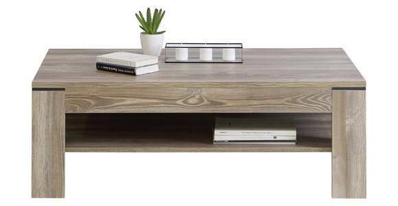 COUCHTISCH 120/75/43 cm Kieferfarben, Dunkelgrau - Dunkelgrau/Kieferfarben, Trend, Holzwerkstoff (120/75/43cm) - Carryhome
