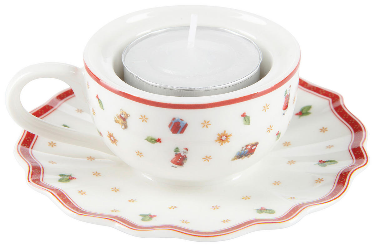 TEAMÉCSESTARTÓ - piros/fehér, Design, kerámia (9,8/9,8/4cm) - Villeroy & Boch