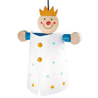 KINDERHÄNGELEUCHTE Prinz 30/20/40 cm   - Multicolor, Basics, Holz/Kunststoff (30/20/40cm)