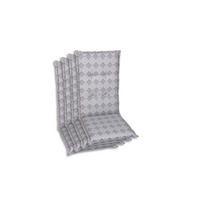 SESSELAUFLAGENSET in Grau Raute  - Grau, Basics, Textil (50/6/108cm)