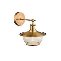 Aplică De Perete - bronz/străveziu, Konventionell, sticlă/metal (22/29/28cm) - Globo