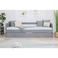AUSZIEHBETT 90/200 cm gris clair  - gris clair, Modern, bois (90/200cm) - MID.YOU