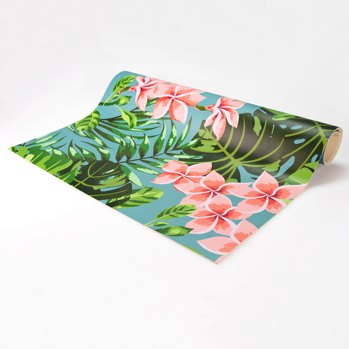 TEPPICH 70/140 cm Grün, Rosa, Pink  - Pink/Rosa, Kunststoff (70/140cm)