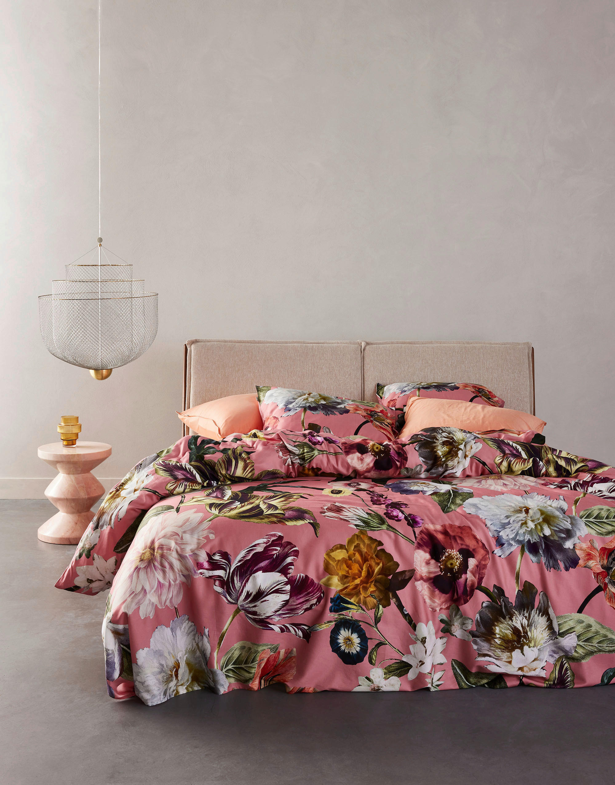 POSTELJINA 200/200 cm   - pink, Konvencionalno, tekstil (200/200cm) - Essenza