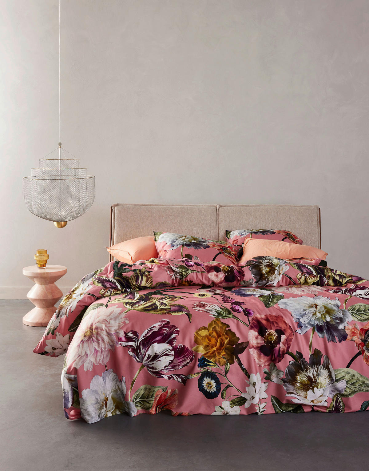 POSTELJINA 200/200 cm   - pink, Konvencionalno, tekstil (200/200cm) - Essenza