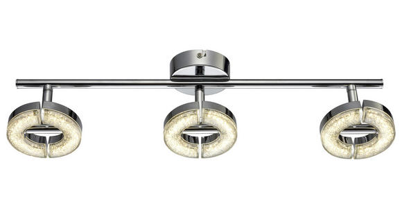 LED-STRAHLER - Weiß, Design, Kunststoff/Metall (11/48cm) - Novel