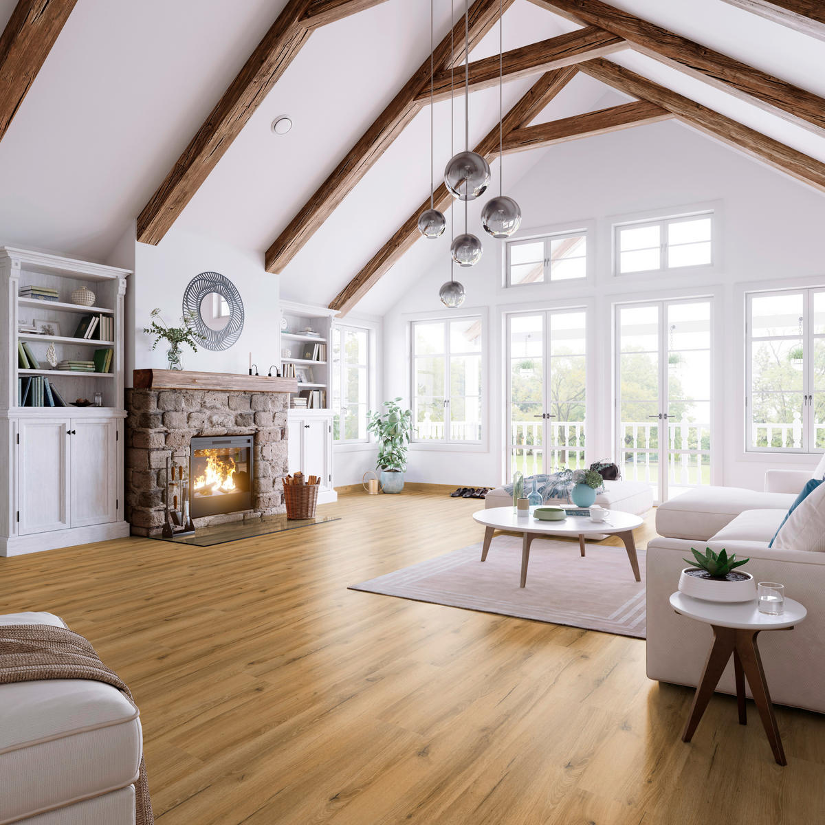 VINYLBODEN Novo Eiche Kalahari 100001701  per  m² - Eichefarben, Design, Holzwerkstoff (120,5/21,0/0,98cm) - Tilo