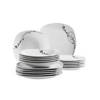 TAFELSERVICE 18-teilig  - Weiss, Basics, Keramik - Mäser